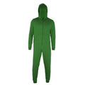 Kelly Green - Front - Comfy Co Childrens Unisex Plain All In One - Onesie