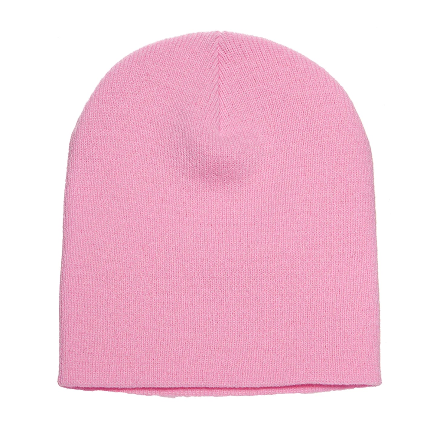 Baby Pink - Front - Yupoong Flexfit Unisex Heavyweight Standard Beanie Winter Hat