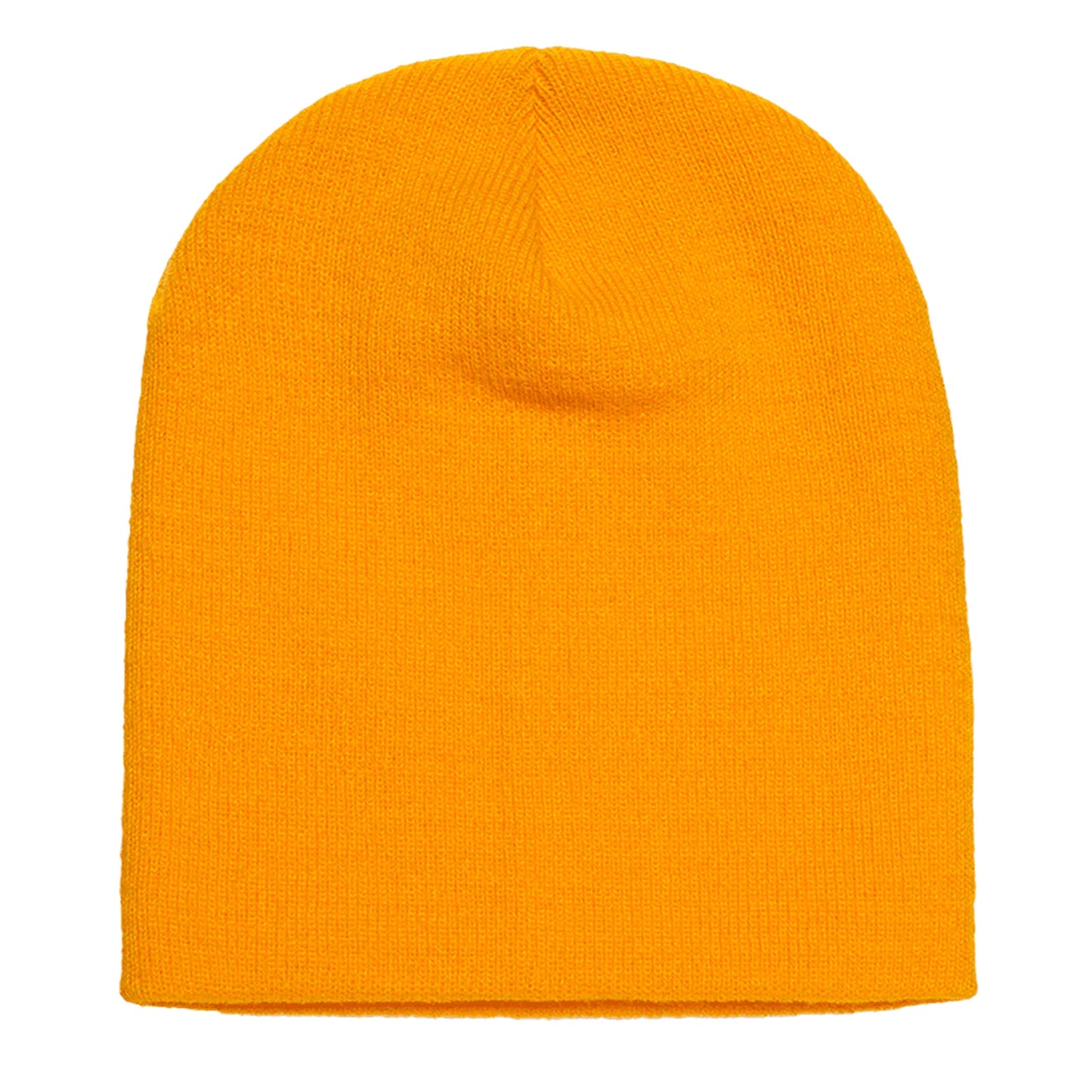 Gold - Front - Yupoong Flexfit Unisex Heavyweight Standard Beanie Winter Hat