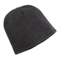 Charcoal - Front - Yupoong Flexfit Unisex Heavyweight Standard Beanie Winter Hat