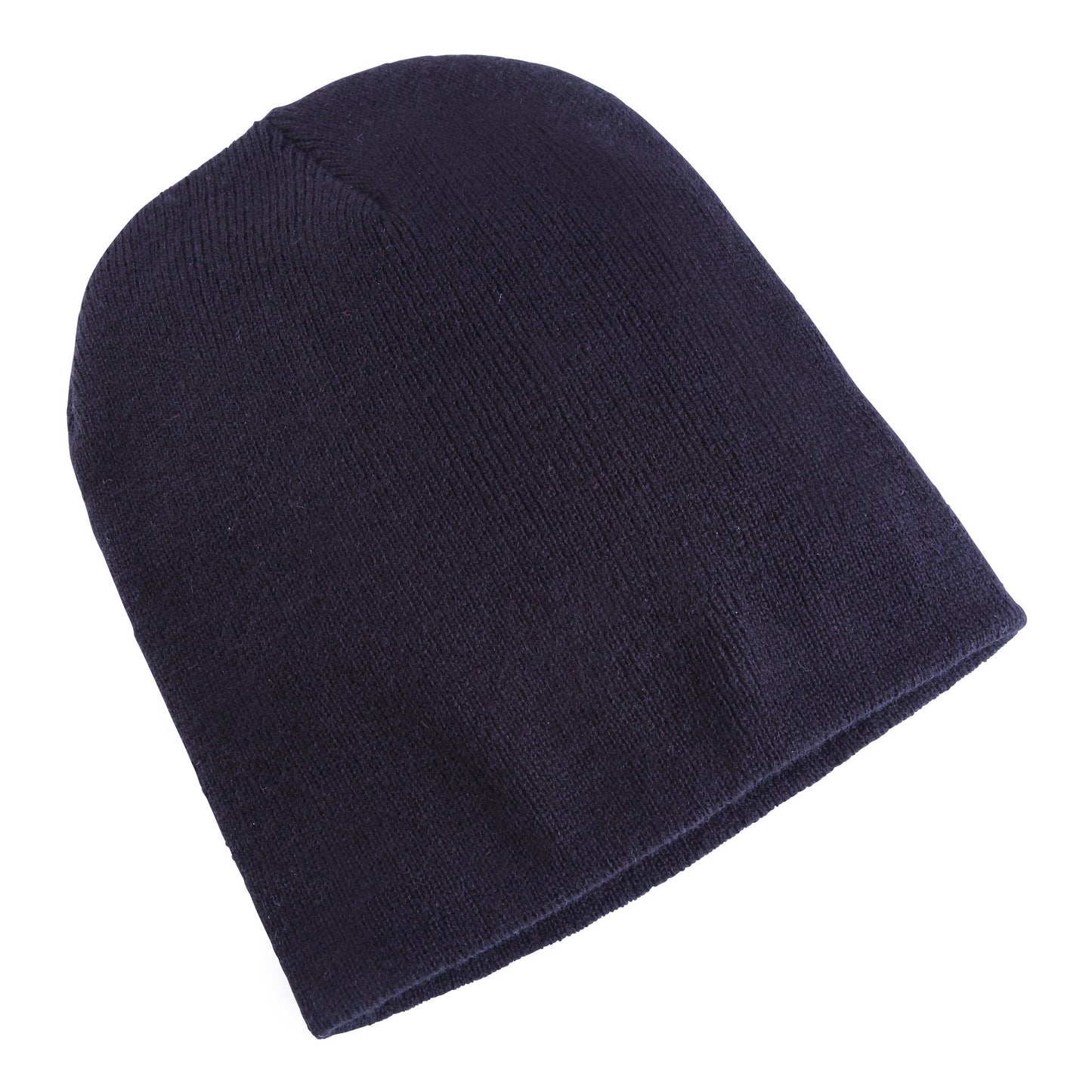 Navy - Front - Yupoong Flexfit Unisex Heavyweight Standard Beanie Winter Hat