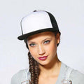 Black-White-Black - Back - Yupoong Flexfit Unisex Classic Trucker Snapback Cap