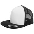 Black-White-Black - Front - Yupoong Flexfit Unisex Classic Trucker Snapback Cap