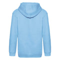 Sky Blue - Side - Fruit Of The Loom Kids Unisex Premium 70-30 Hooded Sweatshirt - Hoodie