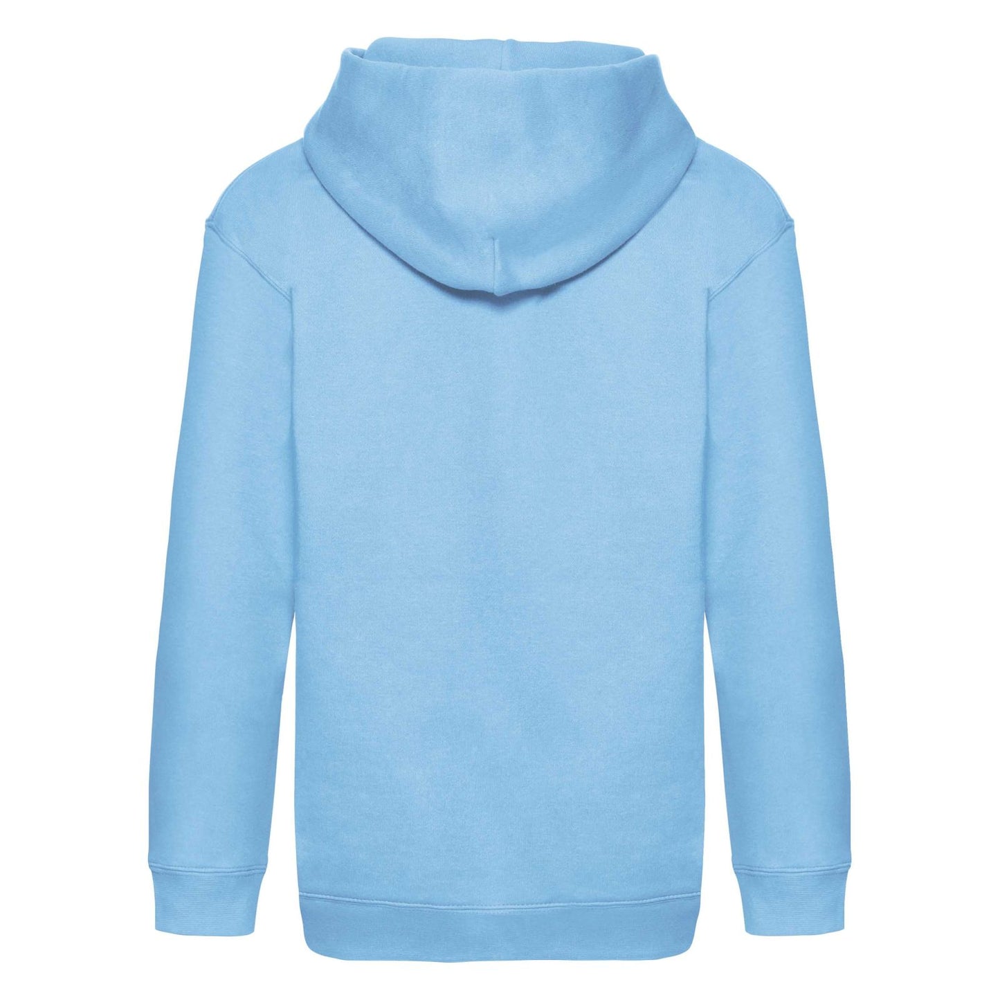 Sky Blue - Side - Fruit Of The Loom Kids Unisex Premium 70-30 Hooded Sweatshirt - Hoodie