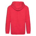 Red - Back - Fruit Of The Loom Kids Unisex Premium 70-30 Hooded Sweatshirt - Hoodie