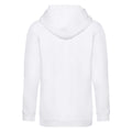 White - Side - Fruit Of The Loom Kids Unisex Premium 70-30 Hooded Sweatshirt - Hoodie