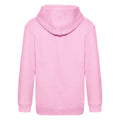 Light Pink - Side - Fruit Of The Loom Kids Unisex Premium 70-30 Hooded Sweatshirt - Hoodie