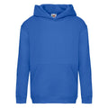 Royal Blue - Front - Fruit Of The Loom Kids Unisex Premium 70-30 Hooded Sweatshirt - Hoodie