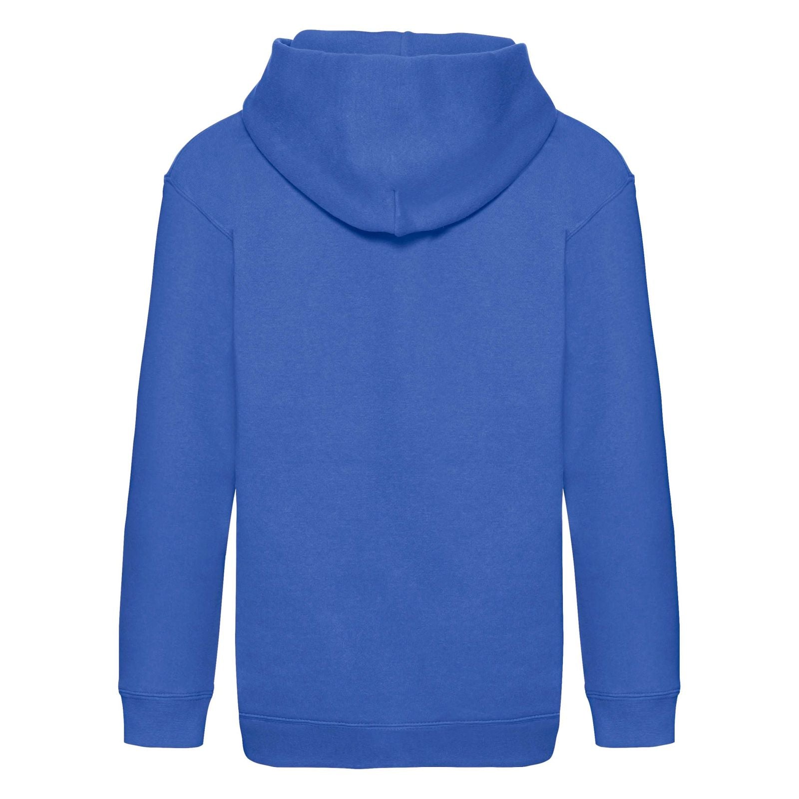 Royal Blue - Side - Fruit Of The Loom Kids Unisex Premium 70-30 Hooded Sweatshirt - Hoodie