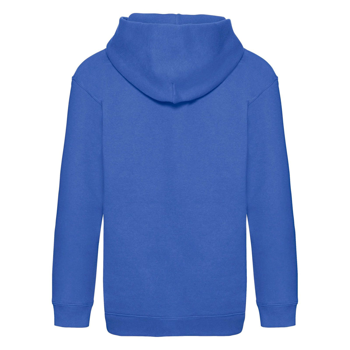 Royal Blue - Side - Fruit Of The Loom Kids Unisex Premium 70-30 Hooded Sweatshirt - Hoodie