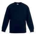 Black - Back - Fruit Of The Loom Kids Unisex Premium 70-30 Sweatshirt