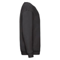 Black - Back - Fruit Of The Loom Kids Unisex Premium 70-30 Sweatshirt