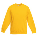 Sunflower - Front - Fruit Of The Loom Kids Unisex Premium 70-30 Sweatshirt