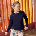 Navy - Back - Fruit Of The Loom Kids Unisex Premium 70-30 Sweatshirt