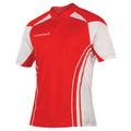 Red-White - Front - KooGa Boys Junior Stadium Match Rugby Shirt