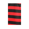 Black-Red - Side - KooGa Boys Junior Touchline Hooped Match Rugby Shirt