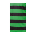 Black - Emerald Green - Side - KooGa Boys Junior Touchline Hooped Match Rugby Shirt