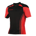 Black-Red - Front - KooGa Mens Stadium Match Rugby Shirt