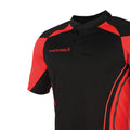Black-Red - Back - KooGa Mens Stadium Match Rugby Shirt