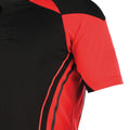 Black-Red - Side - KooGa Mens Stadium Match Rugby Shirt
