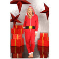 Red - Back - Christmas Shop Unisex Santa All-In-One - Onesie