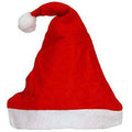 Red - Back - Christmas Shop Unisex Budget Value Santa Hat