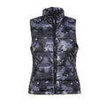Camo Grey - Front - 2786 Womens-Ladies Padded Bodywarmer-Gilet Jacket