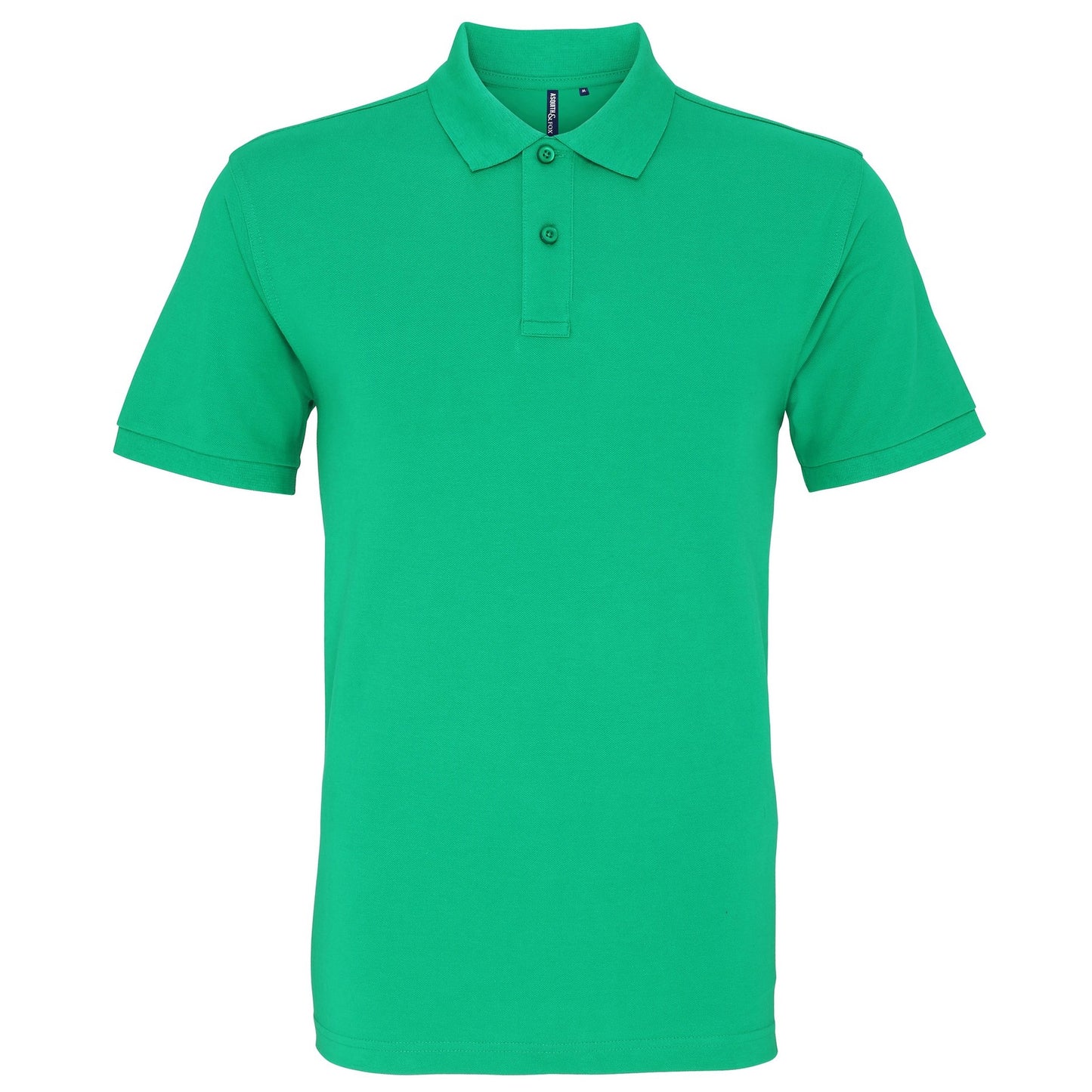 Kelly - Front - Asquith & Fox Mens Plain Short Sleeve Polo Shirt