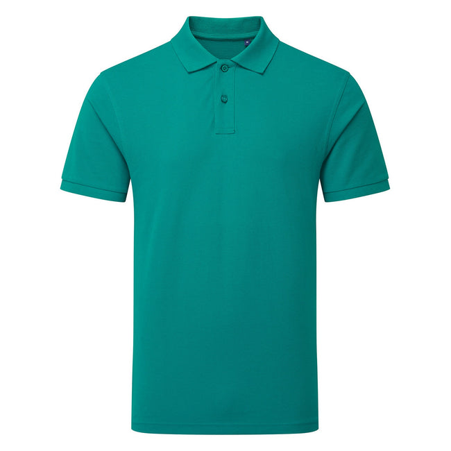 Jade - Front - Asquith & Fox Mens Plain Short Sleeve Polo Shirt
