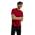 Cherry Red - Back - Asquith & Fox Mens Plain Short Sleeve Polo Shirt