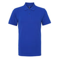 Royal - Front - Asquith & Fox Mens Plain Short Sleeve Polo Shirt