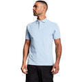 Sky - Side - Asquith & Fox Mens Plain Short Sleeve Polo Shirt