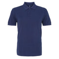 Denim - Front - Asquith & Fox Mens Plain Short Sleeve Polo Shirt