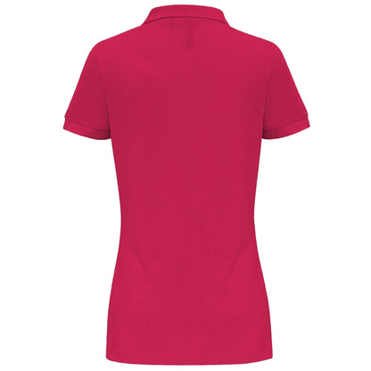Hot Pink - Back - Asquith & Fox Womens-Ladies Plain Short Sleeve Polo Shirt