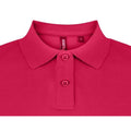 Hot Pink - Lifestyle - Asquith & Fox Womens-Ladies Plain Short Sleeve Polo Shirt