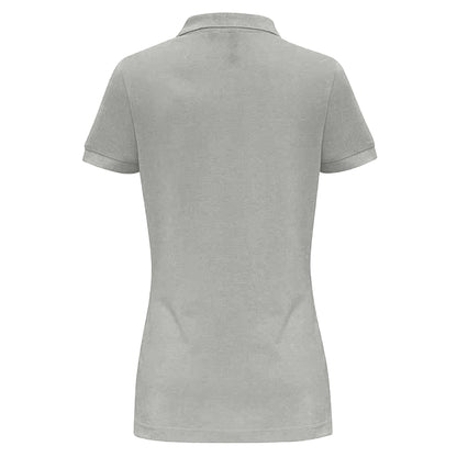 Heather - Back - Asquith & Fox Womens-Ladies Plain Short Sleeve Polo Shirt