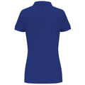 Royal - Back - Asquith & Fox Womens-Ladies Plain Short Sleeve Polo Shirt