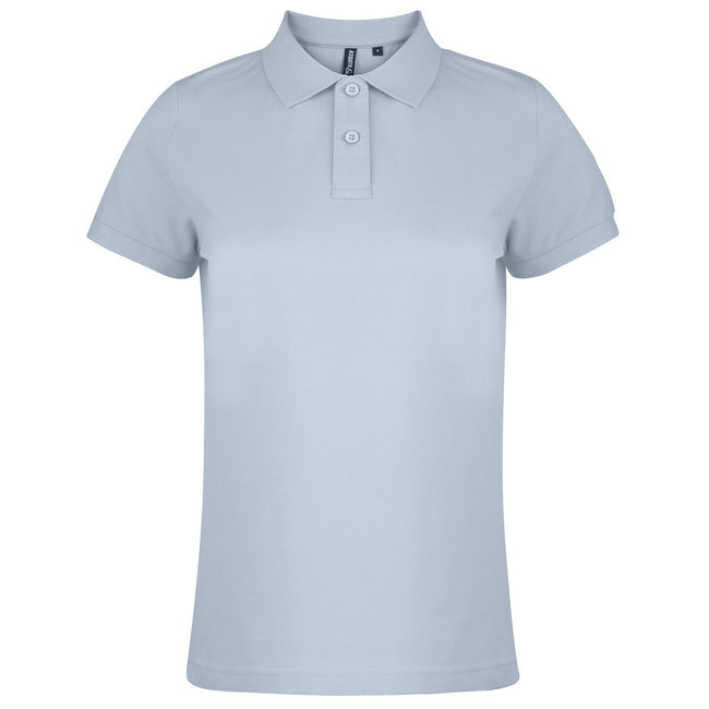 Turquoise - Front - Asquith & Fox Womens-Ladies Plain Short Sleeve Polo Shirt