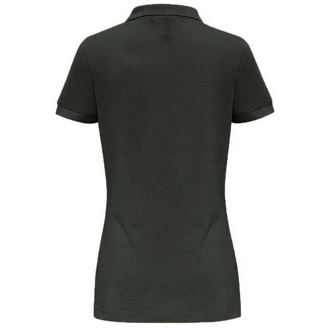 Bottle - Back - Asquith & Fox Womens-Ladies Plain Short Sleeve Polo Shirt