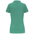 Kelly - Back - Asquith & Fox Womens-Ladies Plain Short Sleeve Polo Shirt