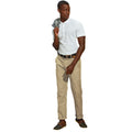 Khaki - Pack Shot - Asquith & Fox Mens Classic Casual Chinos-Trousers