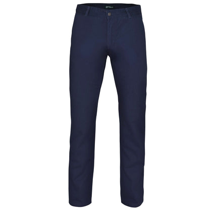 Navy - Front - Asquith & Fox Mens Classic Casual Chinos-Trousers