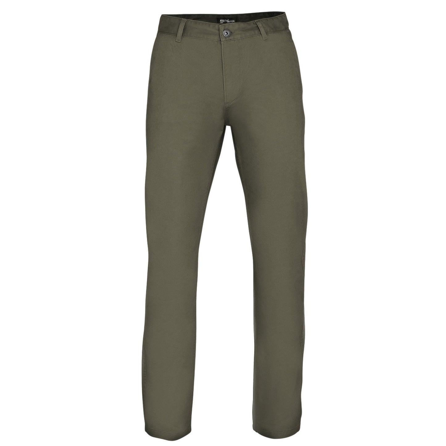 Slate - Front - Asquith & Fox Mens Classic Casual Chinos-Trousers