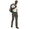Slate - Side - Asquith & Fox Mens Classic Casual Chinos-Trousers