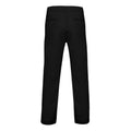 Black - Back - Asquith & Fox Mens Classic Casual Chinos-Trousers
