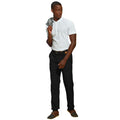 Black - Pack Shot - Asquith & Fox Mens Classic Casual Chinos-Trousers