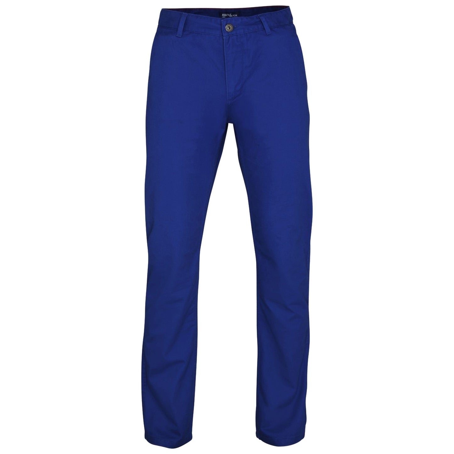 Royal - Front - Asquith & Fox Mens Classic Casual Chinos-Trousers