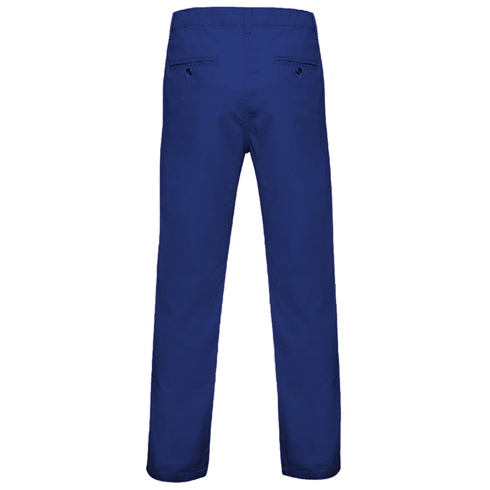 Royal - Back - Asquith & Fox Mens Classic Casual Chinos-Trousers