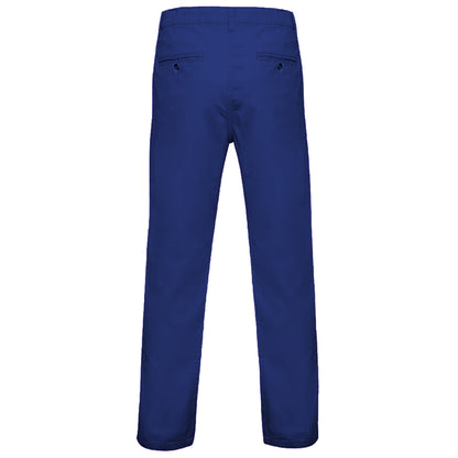 Royal - Back - Asquith & Fox Mens Classic Casual Chinos-Trousers